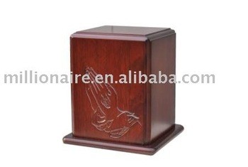 Competitive price wooden ashes urns Casket