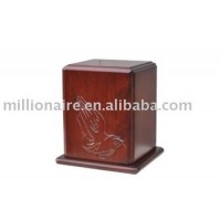 Competitive price wooden ashes urns Casket