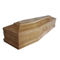 Handmade wood coffin european