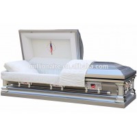 Military metal coffins and caskets