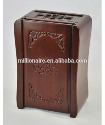 High quality wooden cinerary urn